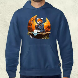 Magnolion Vörös panda teázik v4 férfi pulóver (7611-P)