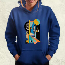 Magnolion Kortárs modern digitális művészet v6 női pulóver (2658-PN)