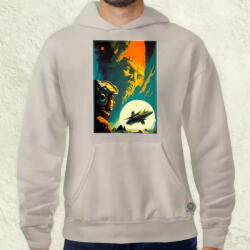 Magnolion Retró sci-fi v5 férfi pulóver (2275-P)