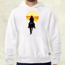 Magnolion Cowboy illusztráció v3 férfi pulóver (8592-P)