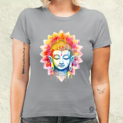 Magnolion Pszichedelikus Buddha v5 női póló (9703-N)