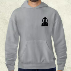 Magnolion Basquiat béke és szeretet zseb v2 férfi pulóver (5945-P)