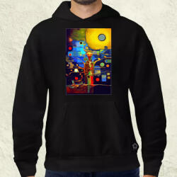 Magnolion Biolumineszcén művészet v1 férfi pulóver (2594-P)