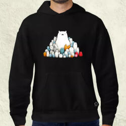 Magnolion Jegesmaci barátokkal v1 férfi pulóver (5790-P)