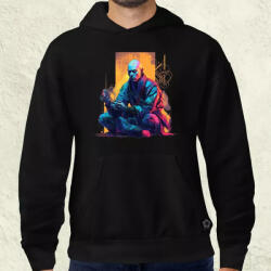 Magnolion Cyberpunk retrofuturista szerzetes férfi pulóver (3291-P)