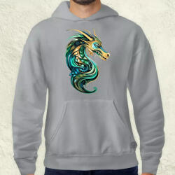 Magnolion Sárkány rajz v1 férfi pulóver (9255-P)