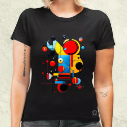 Magnolion Absztrakt radikalizmus v1 női póló (8520-N)