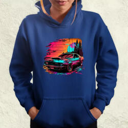 Magnolion Retró hullám 1969 FORD MUSTANG SHELBY GT 500 v1 női pulóver (865-PN)