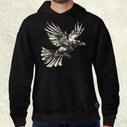 Magnolion Rajz holló v1 férfi pulóver (21462-P)