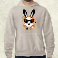 Magnolion Pozitív alakzat negatív tér nyúl v2 férfi pulóver (7493-P)