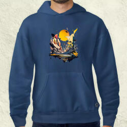 Magnolion Absztrakt minimalizmus elveszett civilizáció v8 férfi pulóver (1091-P)