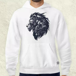 Magnolion Kiborg oroszlán v68 férfi pulóver (24977-P)