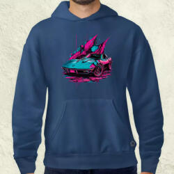 Magnolion Retró hullám 1968 Chevrolet Corvette Convertible v7 férfi pulóver (862-P)