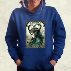 Magnolion Kártya fantázia Loki v1 női pulóver (6033-PN)