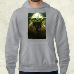 Magnolion Pareidolia Yoda Dagobah fantázia v1 férfi pulóver (8728-P)