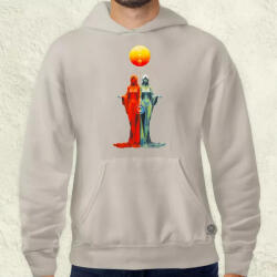 Magnolion Absztrakt három színben v2 férfi pulóver (7917-P)