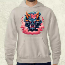 Magnolion Anime Oni maszk v1 férfi pulóver (19597-P)