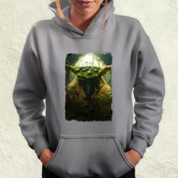 Magnolion Pareidolia Yoda Dagobah fantázia v1 női pulóver (8728-PN)