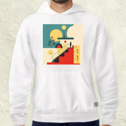 Magnolion Világunk absztrakt v2 férfi pulóver (9797-P)