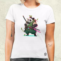 Magnolion Chibi panda szamuráj v1 női póló (3774-N)