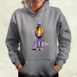 Magnolion Képregény művészet v3 női pulóver (4093-PN)