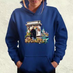 Magnolion Budapest absztrakt v16 női pulóver (22346-PN)