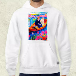 Magnolion Fauvista fantázia v4 férfi pulóver (5568-P)