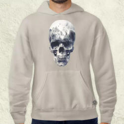 Magnolion Dupla expozíció koponya v1 férfi pulóver (5344-P)