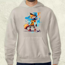 Magnolion Deszkás róka fiú férfi pulóver (519-P)