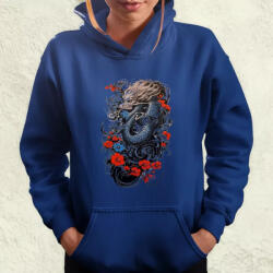 Magnolion Irezumi sárkány női pulóver (7269-PN)