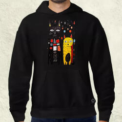 Magnolion Rajzfilm macskák v2 férfi pulóver (6672-P)