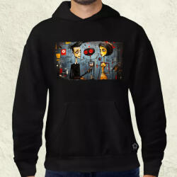 Magnolion Basquiat Párban v9 férfi pulóver (7166-P)