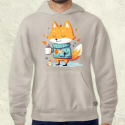 Magnolion Cuki róka teázik v1 férfi pulóver (19625-P)