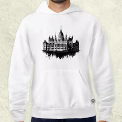 Magnolion Fekete fehér vektor Parlament v1 férfi pulóver (1944-P)