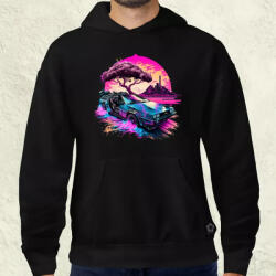 Magnolion Retró hullám DeLorean DMC v1 férfi pulóver (875-P)