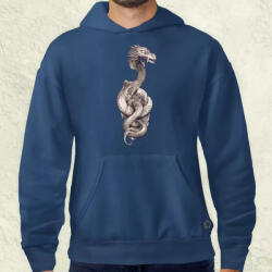 Magnolion Kígyó tetoválás v4 férfi pulóver (8866-P)