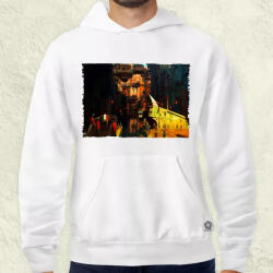 Magnolion Pareidolia Logan város fantázia v1 férfi pulóver (6984-P)