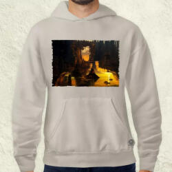 Magnolion Pareidolia Logan város fantázia v4 férfi pulóver (6987-P)