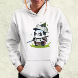 Magnolion Chibi panda szamuráj v5 női pulóver (3778-PN)