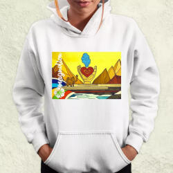 Magnolion Spirituális béke v3 női pulóver (28081-PN)