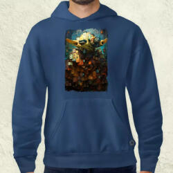 Magnolion Pareidolia Yoda város fantázia v1 férfi pulóver (8730-P)