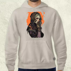 Magnolion Dark cyberpunk portré v14 férfi pulóver (23979-P)