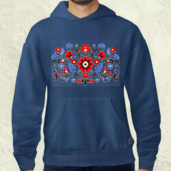 Magnolion Magyar népi motívum v11 férfi pulóver (8419-P)