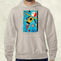 Magnolion Szürreál absztrakt utazás v4 férfi pulóver (8791-P)