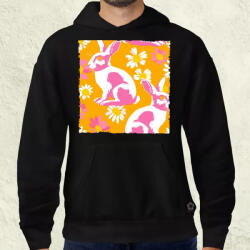 Magnolion Pszichedelikus nyuszi v19 férfi pulóver (21956-P)