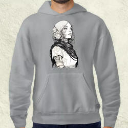 Magnolion Dark cyberpunk portré v7 férfi pulóver (23989-P)