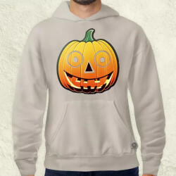 Magnolion Halloween sütőtök matrica v2 férfi pulóver (241-P)