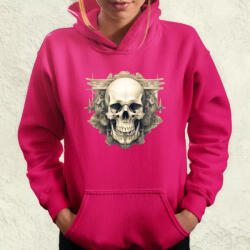 Magnolion Mechanikus koponya v2 női pulóver (4135-PN)