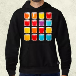 Magnolion Pop art konzervdobozok v1 férfi pulóver (8743-P)