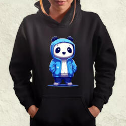 Magnolion Kék panda srác v4 női pulóver (7291-PN)